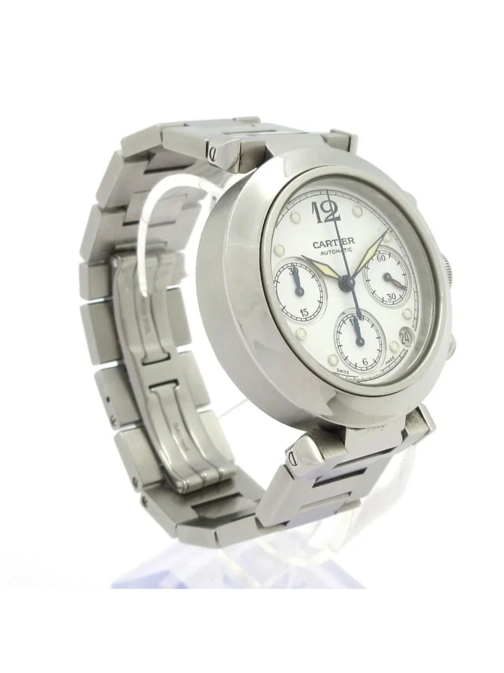 Cartier Watch Pasha C Chronograph White